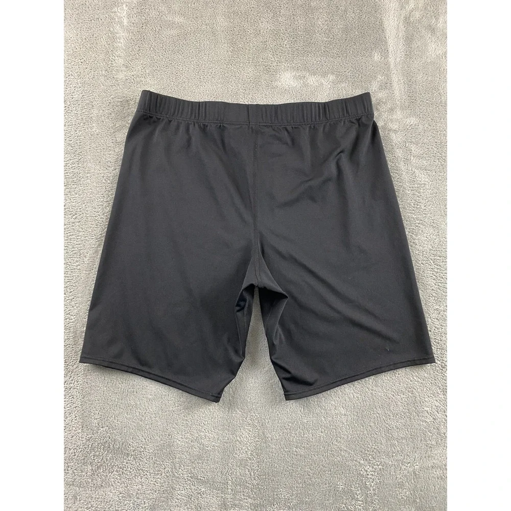 Reebok PlayDry Black Compression Biker Shorts Womens XXL Activewear Gym Training